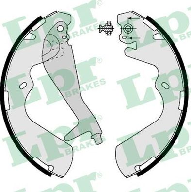 Тормозные колодки LPR. Артикул 08240