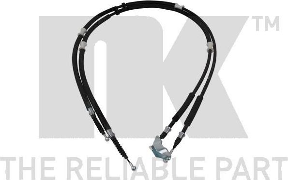 Трос ручника (тросик ручного тормоза) NK правый/левый для Opel Zafira A 2003-2005. Артикул 9036134