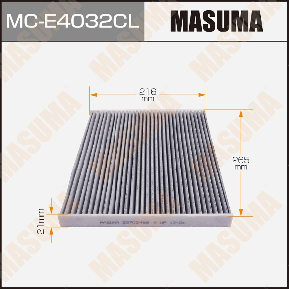 Салонный фильтр Masuma. Артикул MC-E4032CL