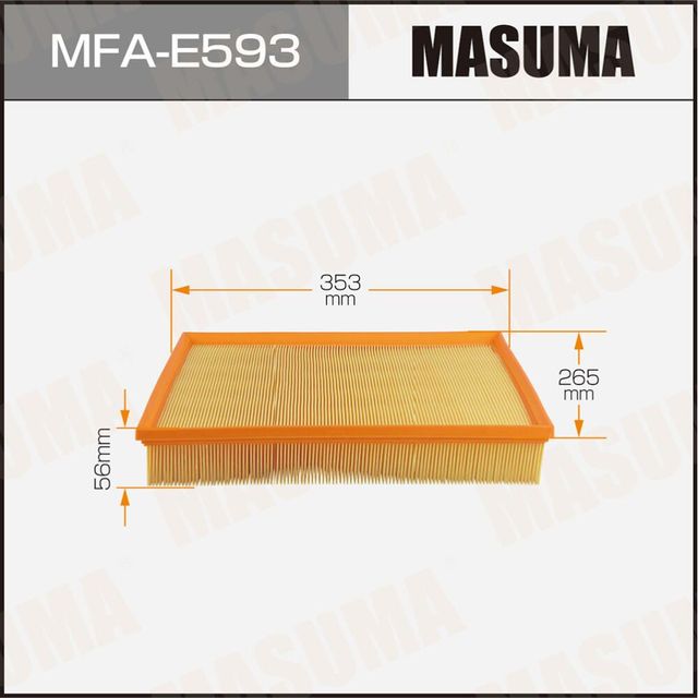 Воздушный фильтр MASUMA. Артикул MFAE593