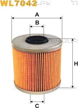 Масляный фильтр WIX Filters. Артикул WL7042