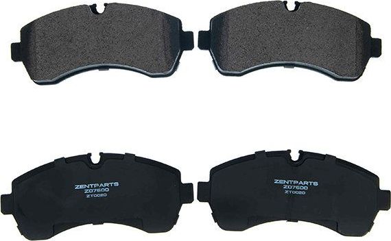 Тормозные колодки Zentparts. Артикул Z07600