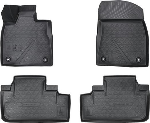 Коврики-корыта Toyota (оригинал) для салона Lexus RX IV 2015-2026 Черные. Артикул PW210-0E010-C0