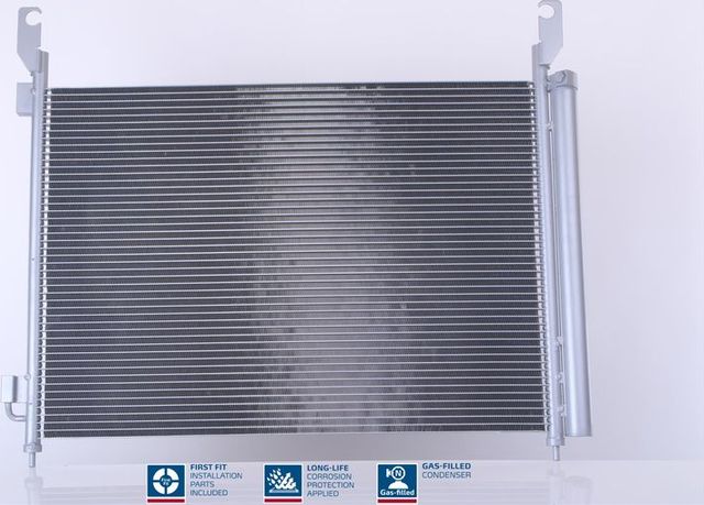 Радиатор кондиционера (конденсатор) Nissens (алюминий). Артикул 940316