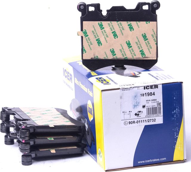 Тормозные колодки Icer передние для Rolls-Royce Dawn 2016-2026. Артикул 181984