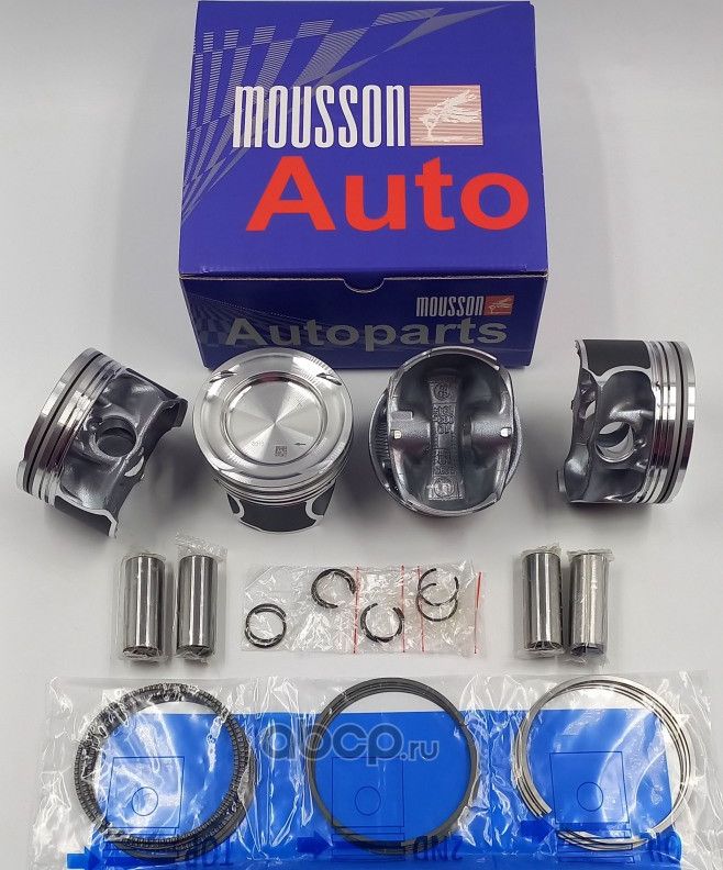 Поршень кольца комплект Benz M274.920 на 1 цилиндр (Mousson). Артикул SPRM274920STD