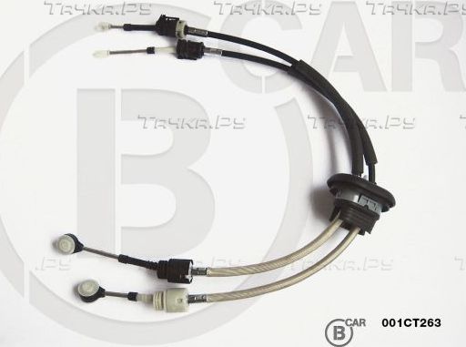 Трос переключения передач КПП B CAR для Citroen Jumpy II 2007-2016. Артикул 001CT263