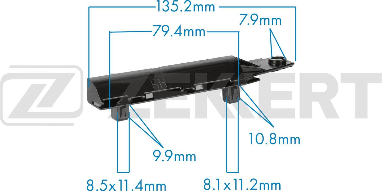 Клипса Zekkert. Артикул BE-3558