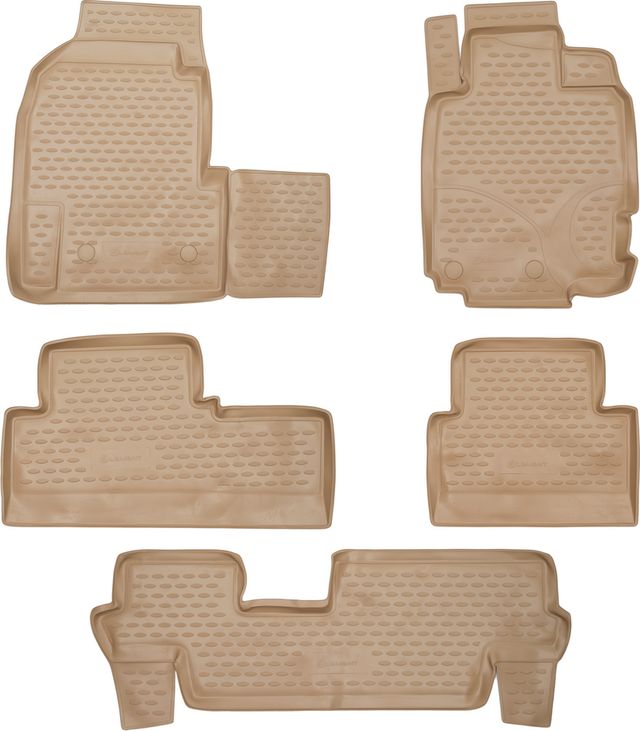 Коврики Element для салона Honda Odyssey RA6 JDM (правый руль) 1999-2003 3 ряда Бежевые. Артикул NLC.18.20.212k