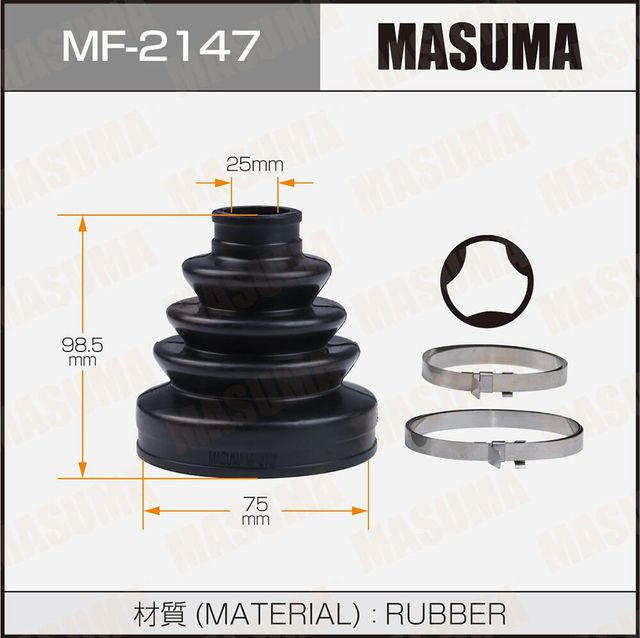 Пыльник ШРУСа внутренний Masuma передний/задний левый для Infiniti QX70 2013-2017. Артикул MF-2147