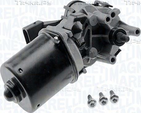 Мотор стеклоочистителя (моторчик дворников) Magneti Marelli. Артикул 064372500010
