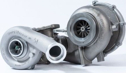 Турбина (турбокомпрессор) BorgWarner K24+K27 для MAN TGM 2005-2026. Артикул 10009980041
