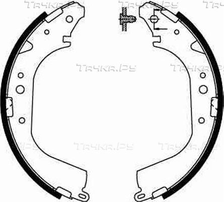Тормозные колодки TRW задние для Nissan Kubistar X76 2003-2026. Артикул GS8502