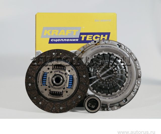 Сцепление (комплект) KraftTech 3P Kit для Volkswagen Corrado 1988-1993. Артикул W01228I