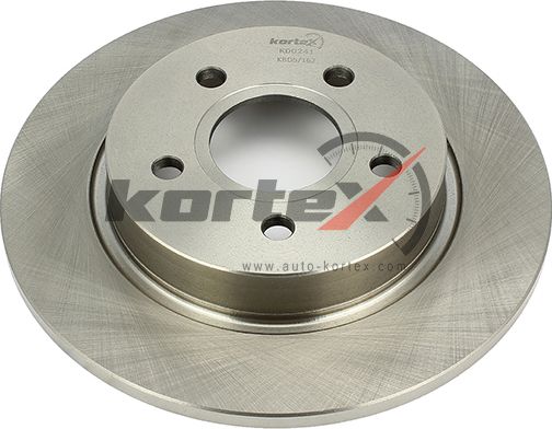 Диск тормозной FORD Focus (11-) задний (1шт.) KORTEX. Артикул KD0241