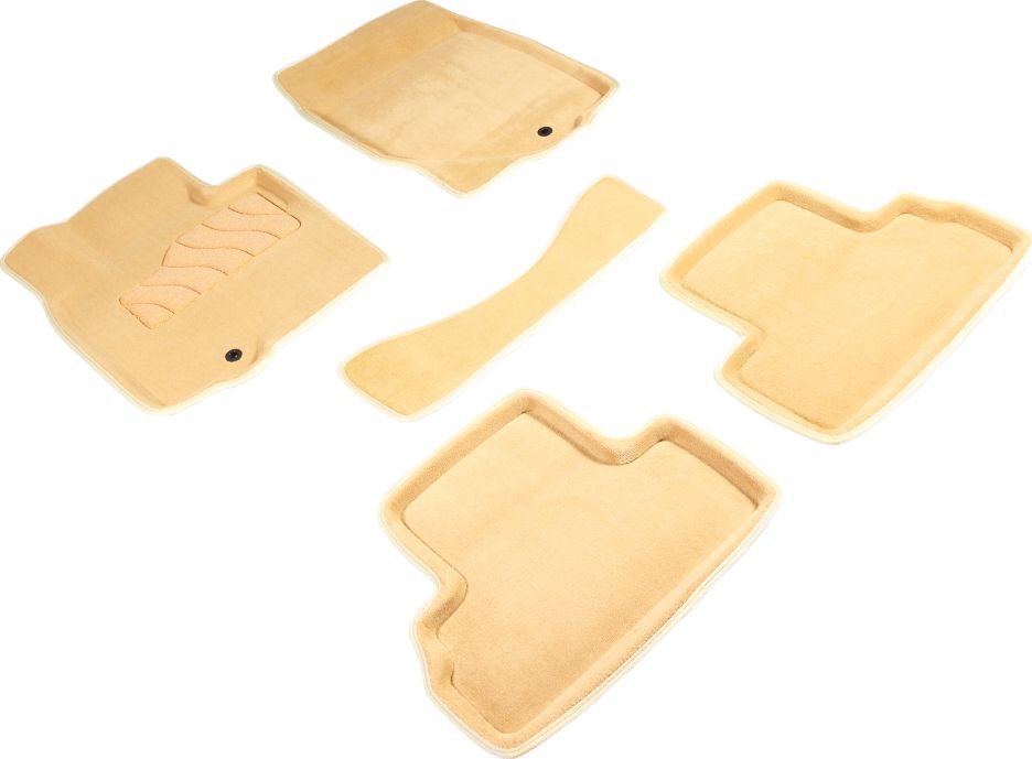 Коврики Seintex 3D ворсовые для салона Infiniti EX 35/25 2007-2014 Бежевый. Артикул 84724