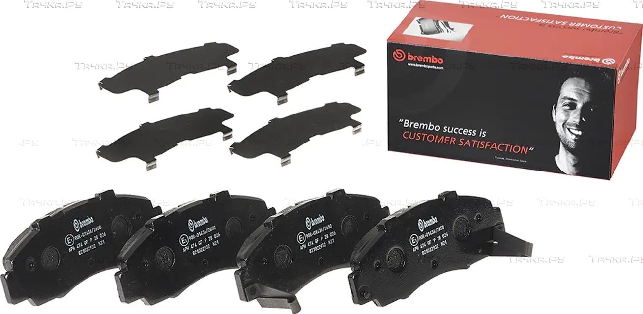 Тормозные колодки Brembo PRIME LINE передние для Honda Legend II 1991-1996. Артикул P 28 026