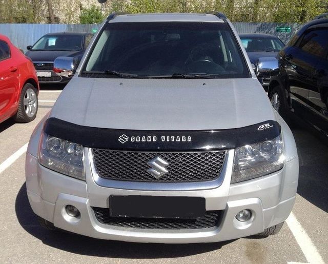 Дефлектор VT52 для капота Suzuki Grand Vitara 2005-2015. Артикул SZ02VT