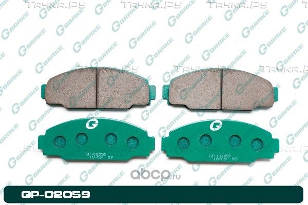 Колодки тормозные дисковые (G-Brake). Артикул GP02059