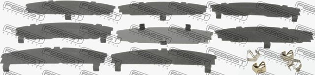 МОНТАЖНЫЙ КОМПЛЕКТ ДЛЯ ДИСКОВЫХ КОЛОДОК, ШТ Febest. Артикул 0103-ACA30F