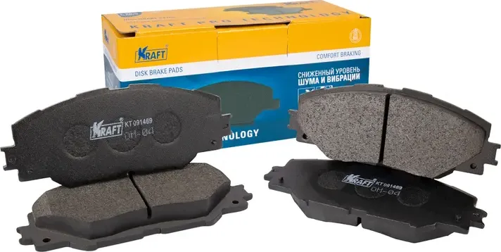 Колодки дисковые передние Toyota RAV4 (05-19) (Kraft). Артикул KT091469