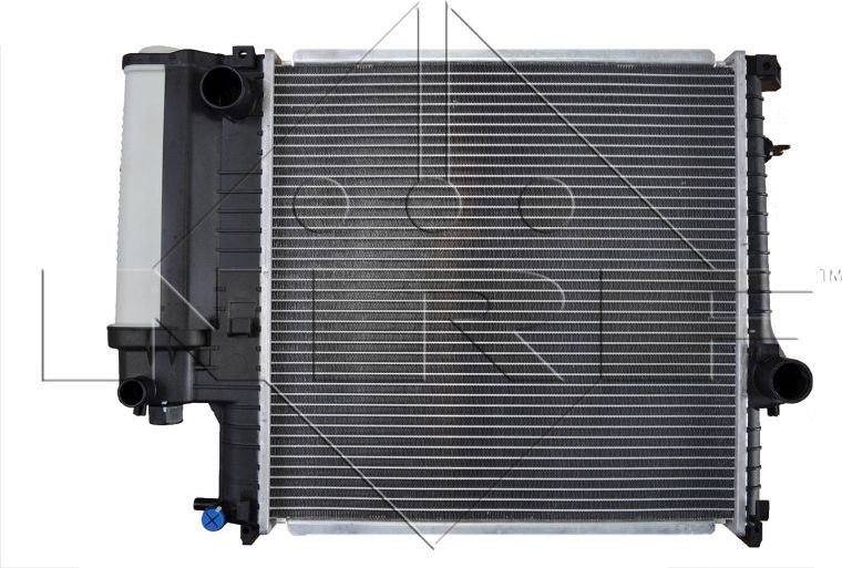 Радиатор охлаждения двигателя NRF (алюминий). Артикул 53849