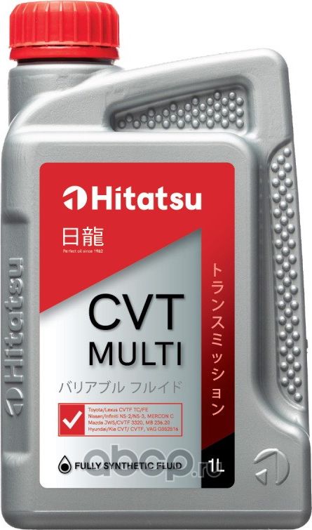 Жидкость трансм. синт. CVT MULTI 1л (Hitatsu) Hitatsu. Артикул ATFCVT1
