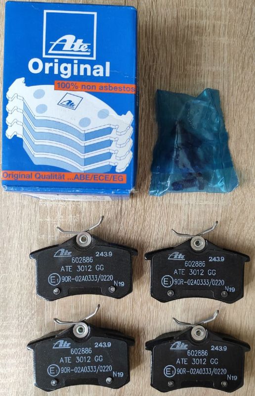 Тормозные колодки ATE задние для Audi A4 III (B7) 2002-2009. Артикул 13.0460-2886.2