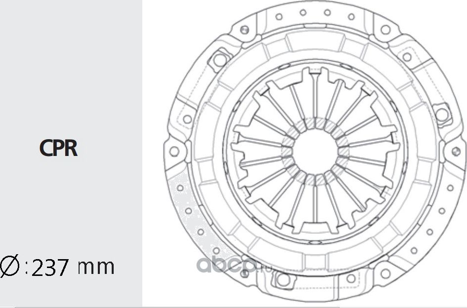 Корзина сцепления (Valeo). Артикул DWC46