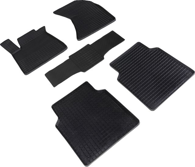 Коврики резиновые Seintex с узором сетка для салона Audi A8 D4 2010-2017. Артикул 85446