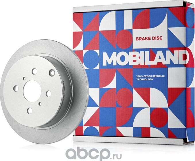 Диск тормозной задний невентилируемый D268,9мм TOYOTA COROLLA (_E12_) (Mobiland). Артикул 416209490