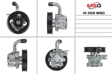Насос ГУР новый KIA Carens III 2006-, KIA Magentis 2005-2010, KIA Optima 2006-20 (MSG). Артикул KI005