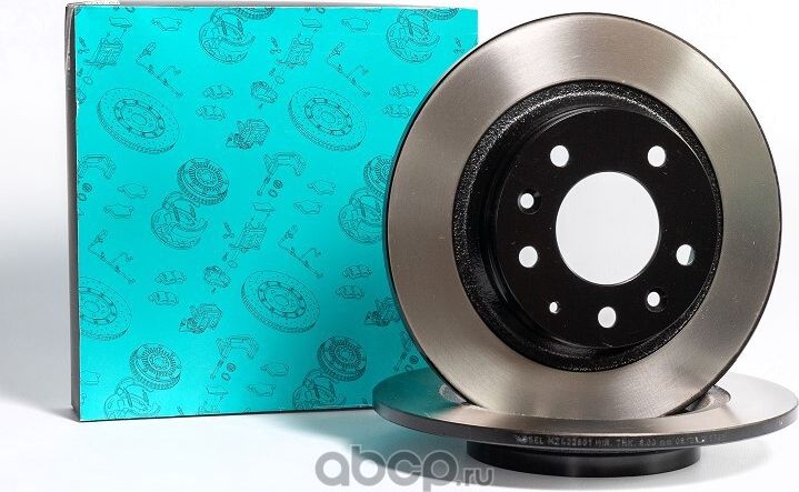 Диск тормозной задний (окрашенный) (Absel). Артикул MZ422001