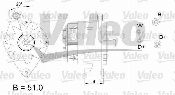 Генератор Valeo VALEO RE-GEN REMANUFACTURED. Артикул 436440