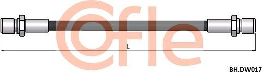 Тормозной шланг Cofle. Артикул 92.BH.DW017