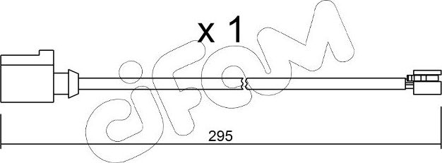 Датчик износа тормозных колодок  Metelli. Артикул SU.273