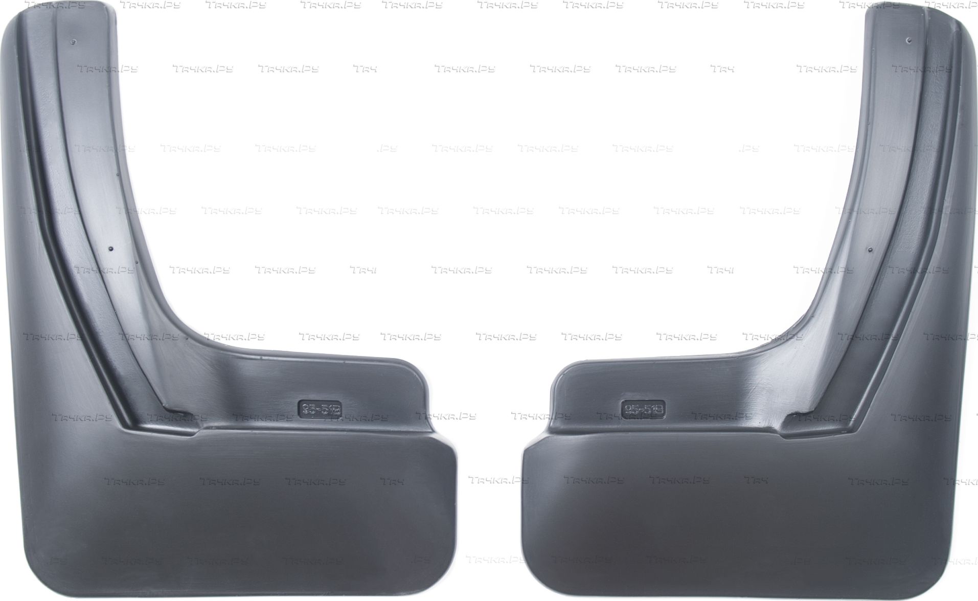 Брызговики Norplast для Volkswagen Tiguan II 2016-2026. Задняя пара. Артикул NPL-Br-95-51B