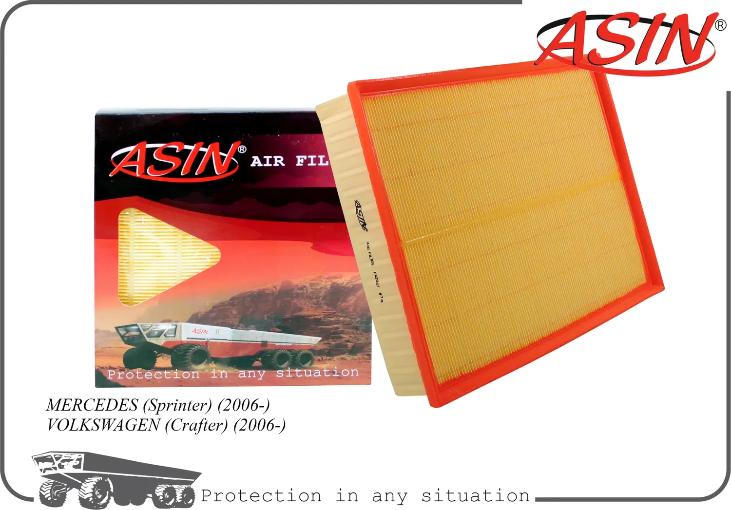 Фильтр воздушный (Asin). Артикул ASINFA2317