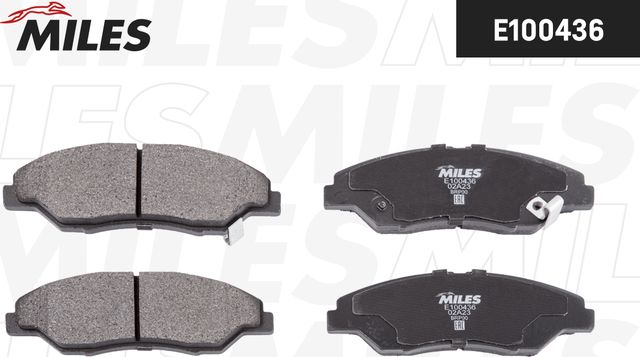 Тормозные колодки Miles (Semi-Metallic). Артикул E100436