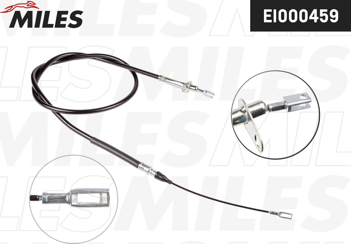 Трос ручника (тросик ручного тормоза) Miles. Артикул EI000459
