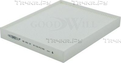 Салонный фильтр GoodWill внутренний для Hyundai Tucson III 2015-2026. Артикул AG 682 CF