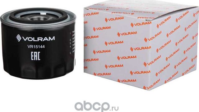 ФИЛЬТР МАСЛЯНЫЙ ДЛЯ А/М УАЗ PATRIOT 2.3 (06-) FIAT DUCATO 2.3D (02-) IVECO DAI (Volram). Артикул VR15144