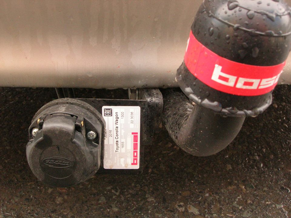 Фаркоп Oris (ранее Bosal) для Toyota Corolla E120 универсал 2002-2006. Артикул 3036-A