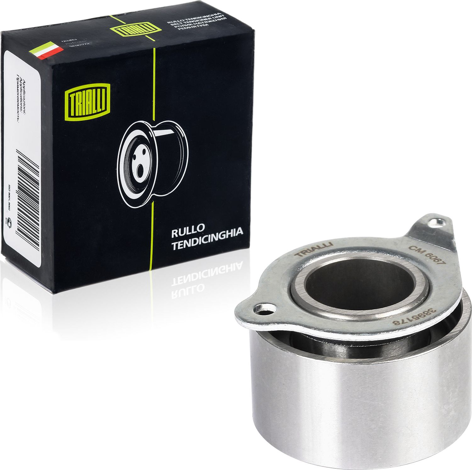 Натяжной ролик (натяжитель) ремня ГРМ Trialli. Артикул CM 6067