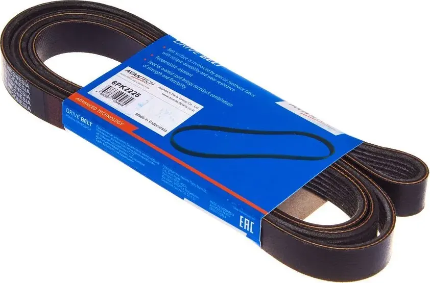 Ремень поликлиновой (Avantech). Артикул 6PK2225