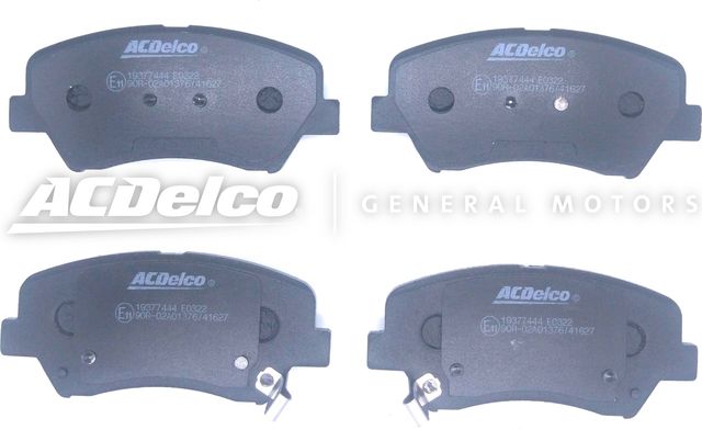 Тормозные колодки ACDelco. Артикул 19377444