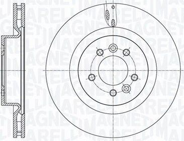 Тормозной диск Magneti Marelli. Артикул 361302040806