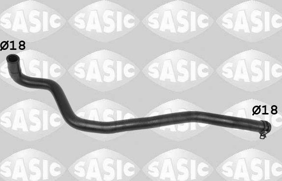 Патрубок радиатора (системы охлаждения) Sasic. Артикул 3404211