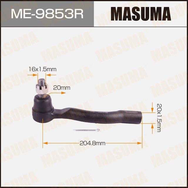 Наконечник рулевой тяги Masuma. Артикул ME-9853R