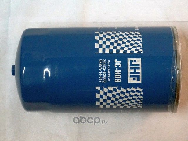 Фильтр масляный HYUNDAI HD120,AeroTown дв.D6DA19/22 (JC-H08) JHF JHF. Артикул JCH08